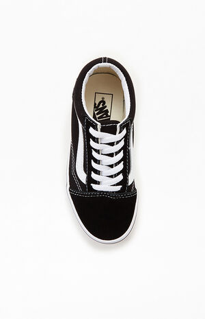 Kids Black & White Old Skool Shoes image number 5