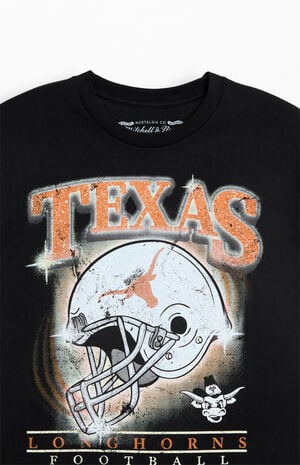 NCAA Texas Longhorns Helmet Wordmark T-Shirt image number 2
