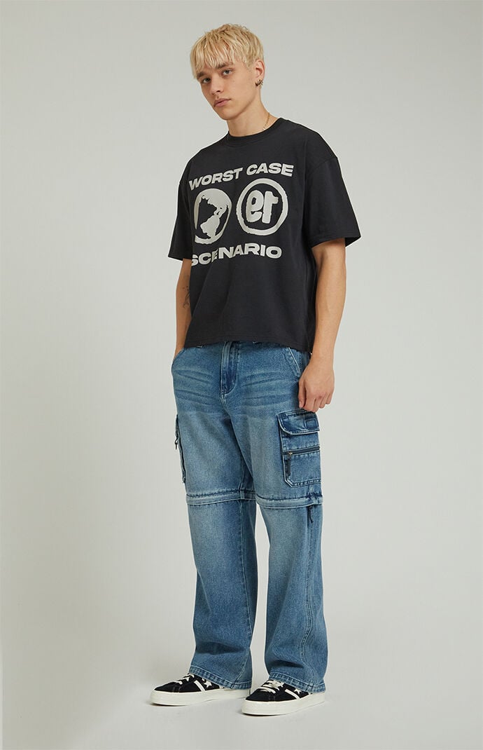 Big Pocket 2WAY Buggy Denim Cargo Pants
