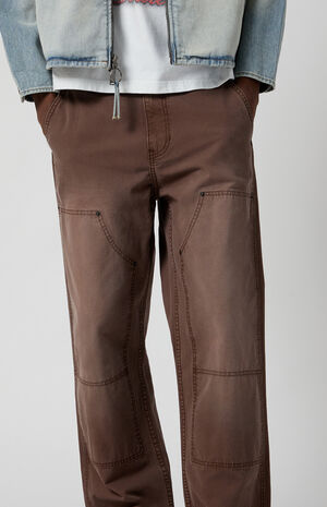 Brown Baggy Carpenter pants image number 5