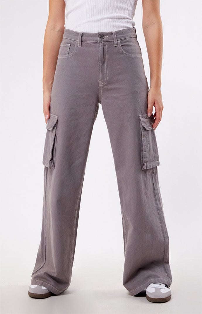 Light gray cargo pants sale