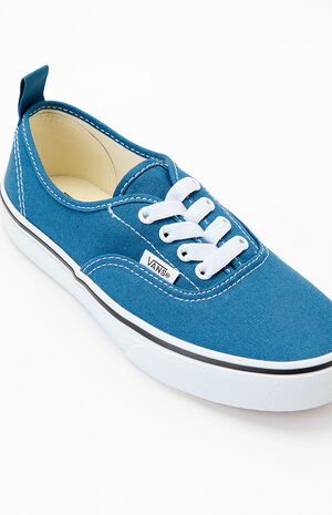 Kids Navy Authentic Elastic Lace Shoes image number 6