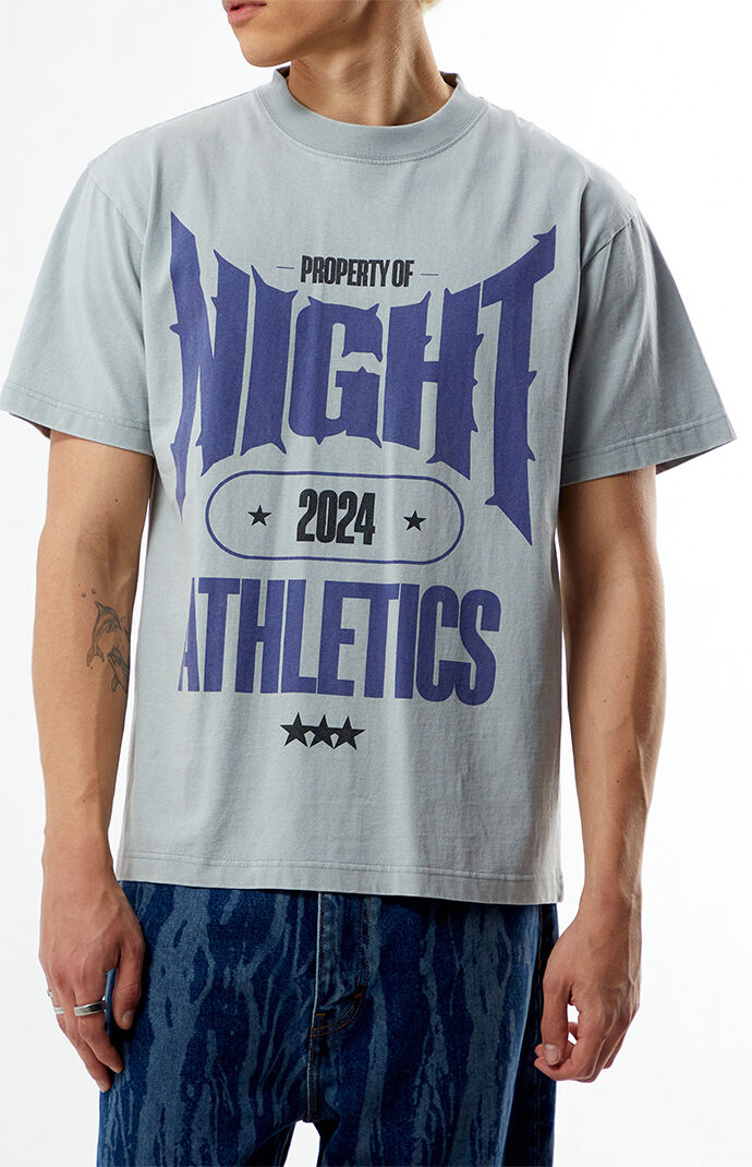 Nightlab Heather Grey Gym T-Shirt | PacSun