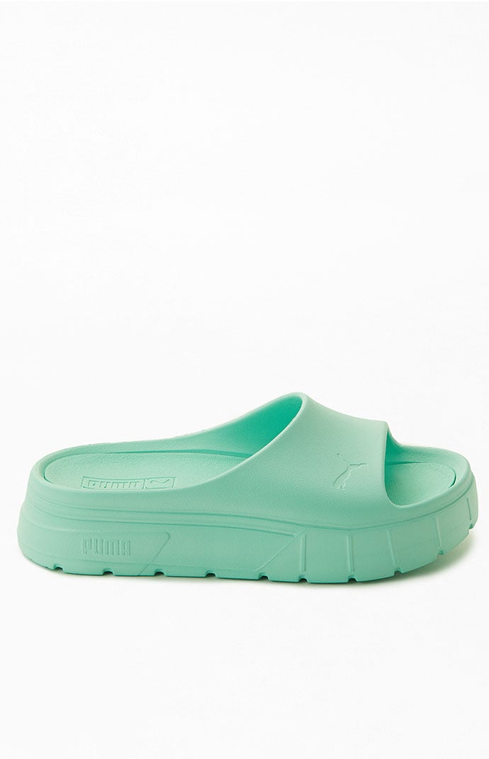 Puma sandals women green hot sale