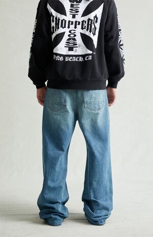 Blake Extreme Baggy Jeans Medium Blue Tinted image number 4