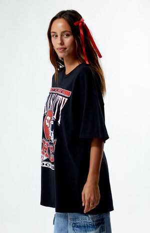 Kansas City Chiefs Helmet Oversized T-Shirt Dress image number 3