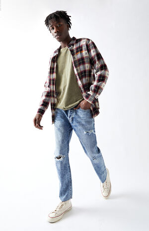 Light Ripped Vintage Loose Jeans image number 4