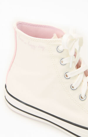 Women's Cream Chuck Taylor All Star High Top Sneakers image number 6