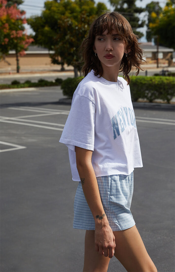 White New York Boyfriend T-Shirt