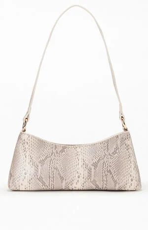 Snakeskin Vixen Faux Leather Shoulder Bag image number 1