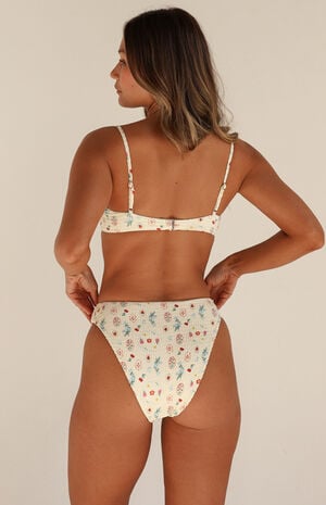 Seashore High Waisted Cheeky Bikini Bottom image number 3