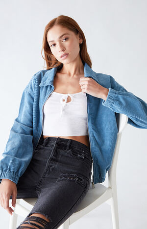 Dad Corduroy Zip Jacket Dad Corduroy Zip Jacket image number null