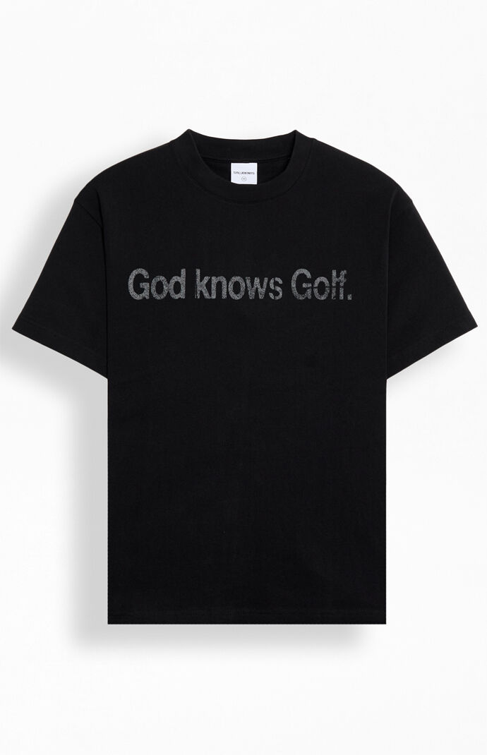 Students Golf God Knows T-Shirt | Pacsun