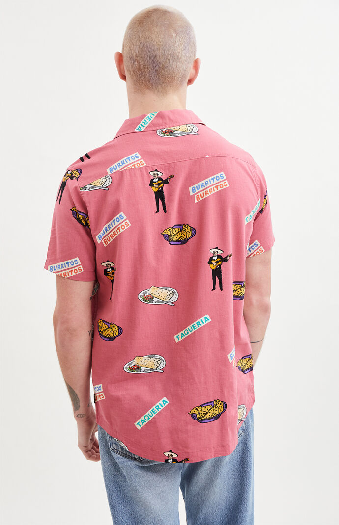 Hot Fudge Short Sleeve Button Up Shirt