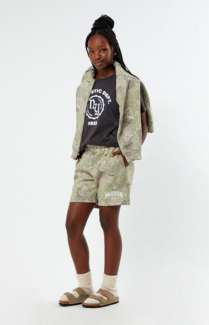 PacSun Kids Camo Embroidered Sweat Shorts PacSun
