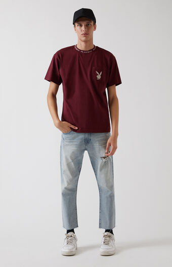 Playboy By Pacsun Collar Logo T Shirt Pacsun