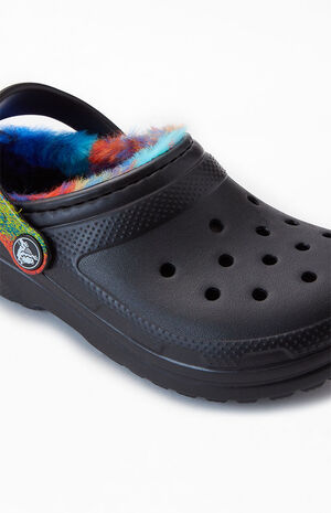 Kids Classic Fur Lined Spray Dye Clogs image number 6