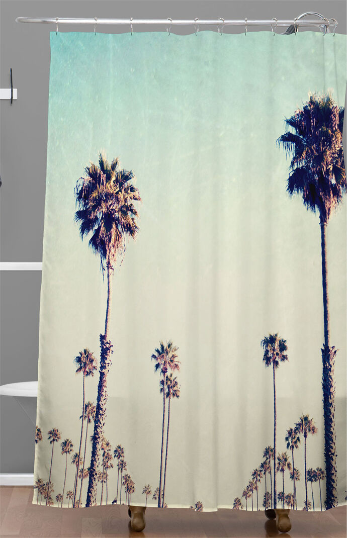 California Palm Trees Shower Curtain