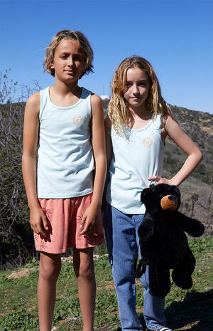 Sun Embroidery Scoop Tank Top image number 1