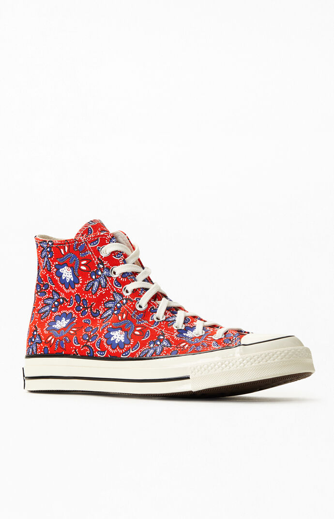 Red Chuck 70 Hi Top Shoes