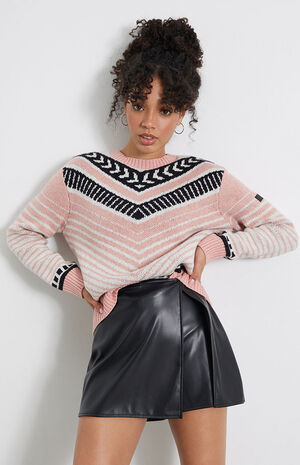 Faux Leather Skort image number 1