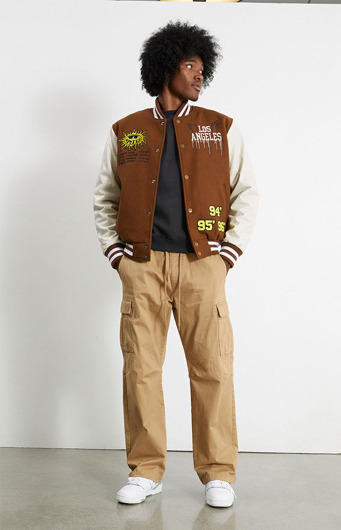 Khaki pants hot sale pacsun