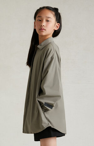 Essentials Dust Overshirt Jacket image number 3