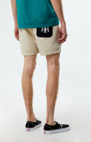 Cream Scarface Swim 4.5" Trunks image number 4