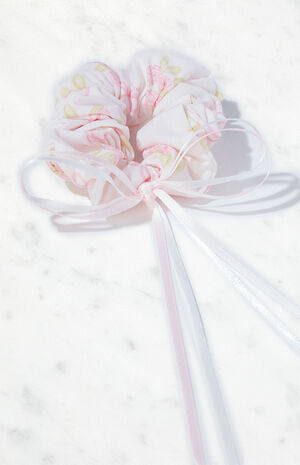 Floral Bow Hair Scrunchie image number 2
