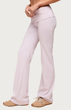 Oriane Foldover Flared Leggings image number 2