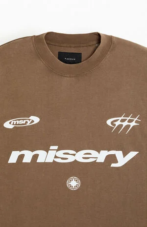 Misery Heavyweight Cropped Long Sleeve T-Shirt image number 2