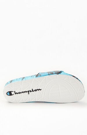 Women's Teal IPO Mystic Slide Sandals image number 4