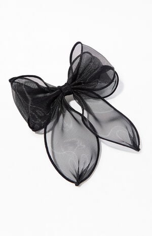 Organza Bow Hair Clip image number 2