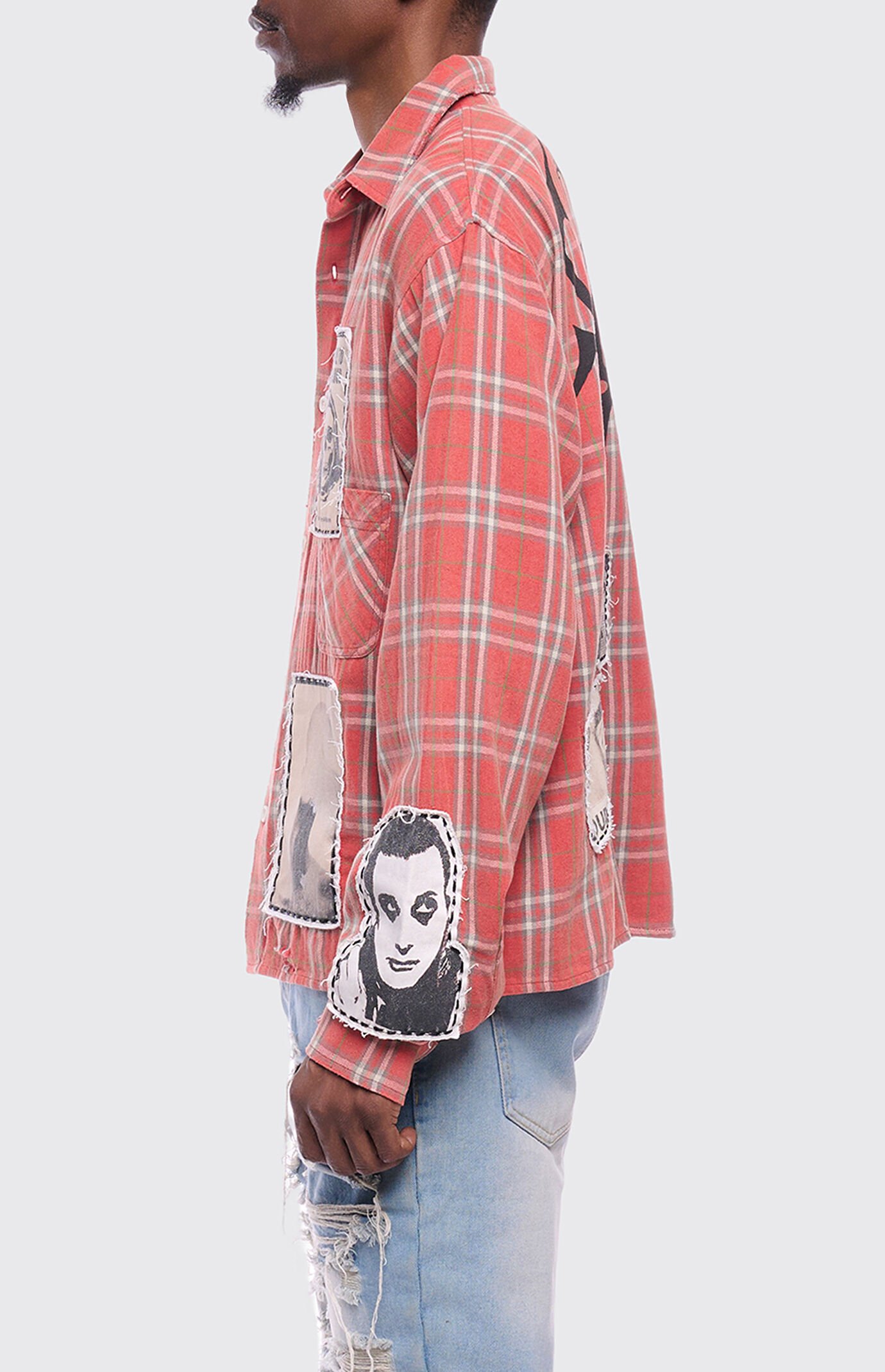 Rolling Loud Anarchy Flannel Long Sleeve Shirt