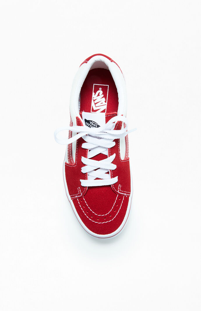 Red vans pacsun on sale
