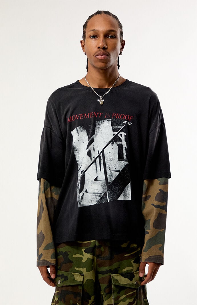 Pacsun Movement 2fer x Langston Howard Long Sleeve T-Shirt