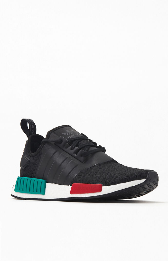 Black Green NMD R1 Shoes