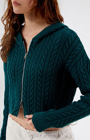 Mini Cable Stitch Hoodie image number 2