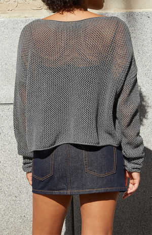 Melange Cameron Cropped Sweater image number 3