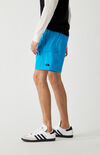 Blue Classic V Belted Shorts Blue Classic V Belted Shorts image number null