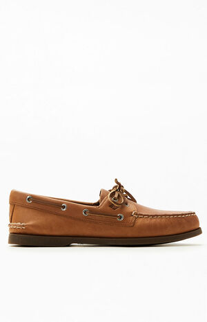 Tan Original 2-Eye Boat Shoes image number 1