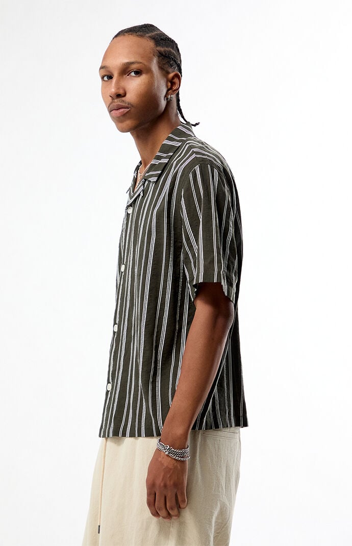 Pacsun Striped Sphere Camp Shirt