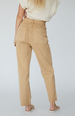 Tan Utility Cargo Pants image number 4