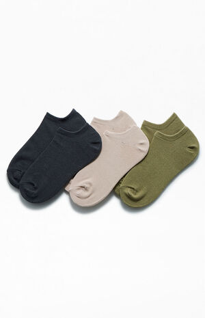 3 Pack Basic No-Show Socks image number 1