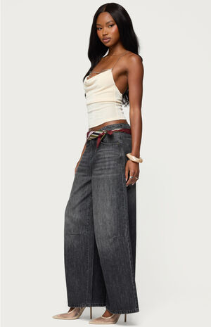 Khloey Chain Cowl Neck Top image number 4