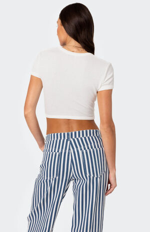 Dez Crisscross Waffle Top image number 3