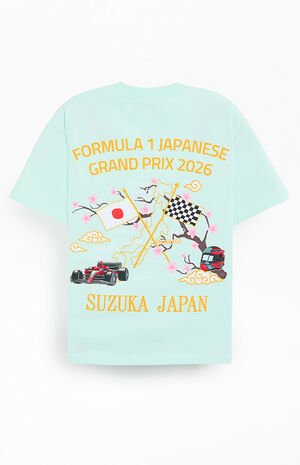 x Pacsun Suzuka&nbsp;Light Blue&nbsp;Sakura T-Shirt image number 6