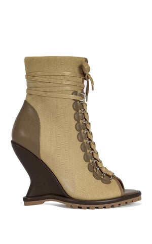 Women's Pingree Brown Wedge Booties image number 1