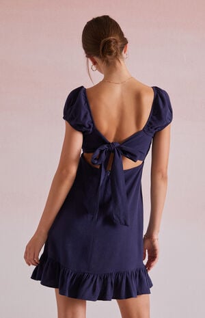 Camille Tie Back Mini Dress image number 2