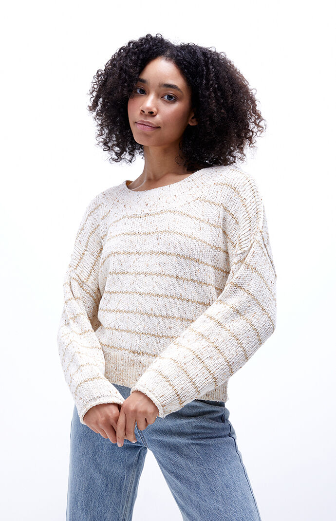 Free People: Starlight Pullover - Pearl Island Combo Small